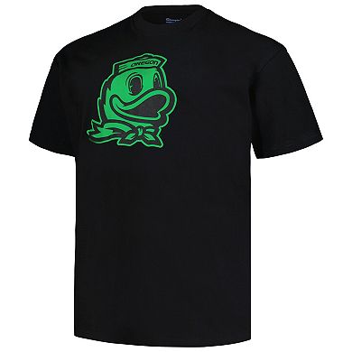 Men's Profile Black Oregon Ducks Big & Tall Pop T-Shirt