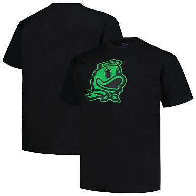 Men's Profile Black Oregon Ducks Big & Tall Pop T-Shirt