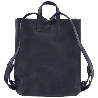 Parker Clay Navy Team USA Miramar Leather Backpack