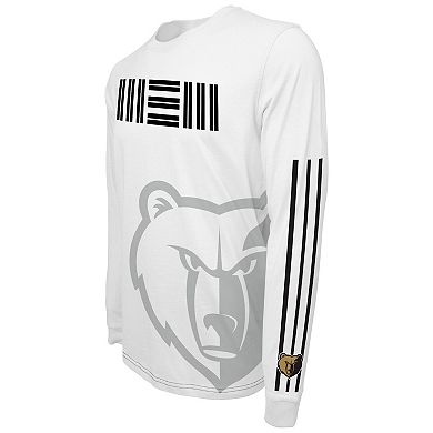 Unisex Stadium Essentials White Memphis Grizzlies 2023/24 City Edition Scoreboard Long Sleeve T-Shirt