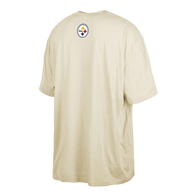 Men's New Era  Cream Pittsburgh Steelers 2023 NFL Draft Big & Tall T-Shirt