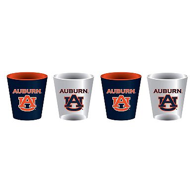 Auburn Tigers Four-Pack Shot Glass Set