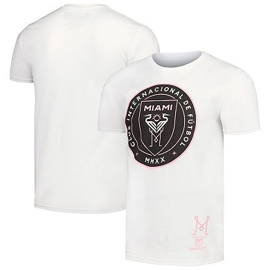 Men's Mitchell & Ness White Inter Miami CF Crest T-Shirt