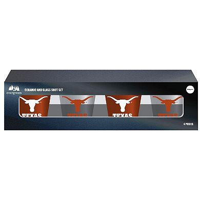 Texas Longhorns Four-Pack Shot Glass Set