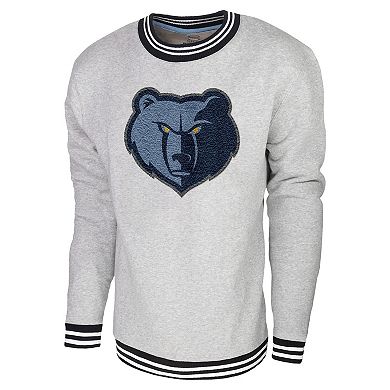 Men's Stadium Essentials Black Memphis Grizzlies Club Level Pullover Sweatshirt