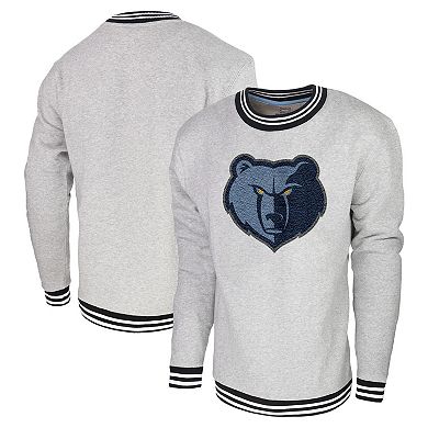 Men's Stadium Essentials Black Memphis Grizzlies Club Level Pullover Sweatshirt