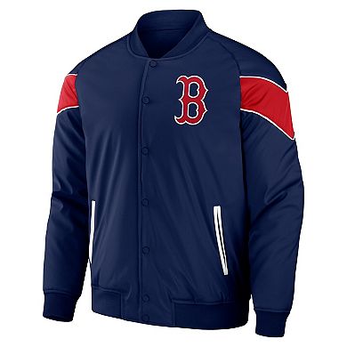 Men's Darius Rucker Collection by Fanatics Navy Boston Red Sox Baseball Raglan Full-Snap Jacket