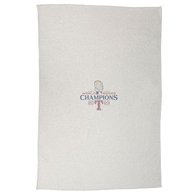 "Texas Rangers 2023 World Series Champions 54"" x 84"" Sweatshirt Blanket"