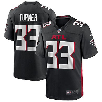 Men's Nike Michael Turner Black Atlanta Falcons Game Retired Player Jersey