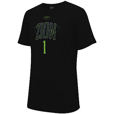 Unisex Stadium Essentials Zion Williamson Black New Orleans Pelicans 2023/24 City Edition Player Graphic T-Shirt