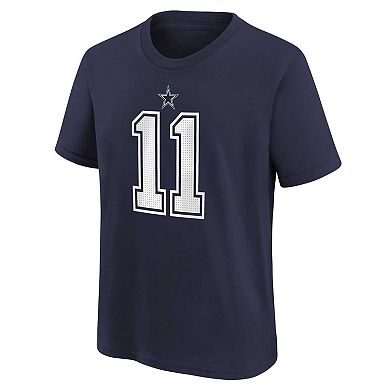Preschool Nike Micah Parsons Navy Dallas Cowboys Player Name & Number T-Shirt