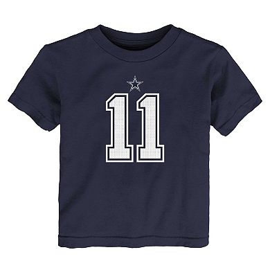 Toddler Nike Micah Parsons Navy Dallas Cowboys Player Name & Number T-Shirt