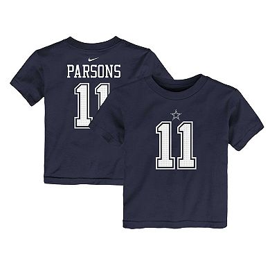 Toddler Nike Micah Parsons Navy Dallas Cowboys Player Name & Number T-Shirt