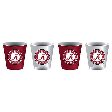 Alabama Crimson Tide Four-Pack Shot Glass Set