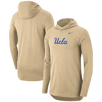 Men's Nike  Tan UCLA Bruins Campus Long Sleeve Hoodie T-Shirt
