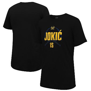 Unisex Stadium Essentials Nikola Jokic Black Denver Nuggets 2023/24 City Edition Player Graphic T-Shirt