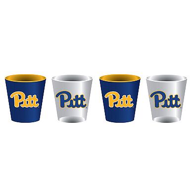 Pitt Panthers Four-Pack Shot Glass Set