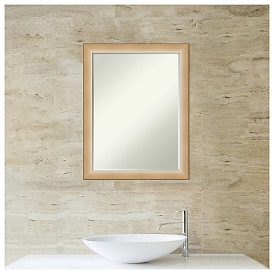 Eva Narrow Petite Bevel Bathroom Wall Mirror