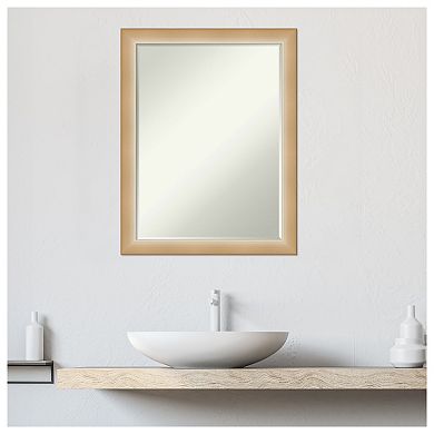Eva Narrow Petite Bevel Bathroom Wall Mirror
