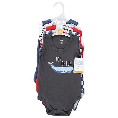 Infant Boy Cotton Sleeveless Bodysuits