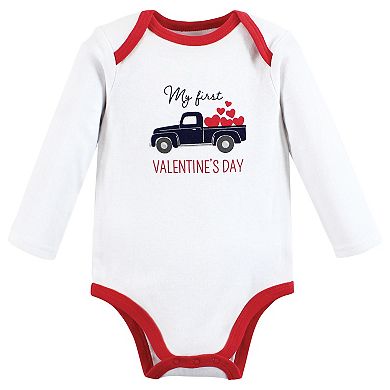 Infant Boy Cotton Long-sleeve Bodysuits