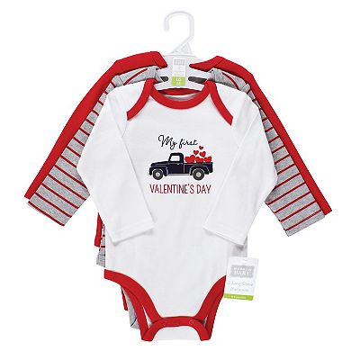 Infant Boy Cotton Long-sleeve Bodysuits