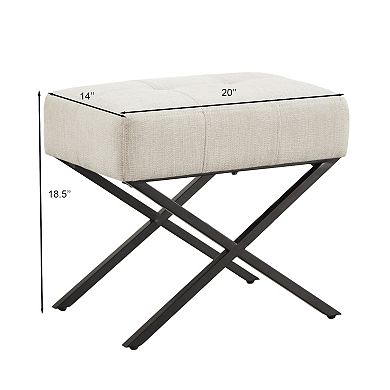 Madison Park Holly Modern Accent Bench