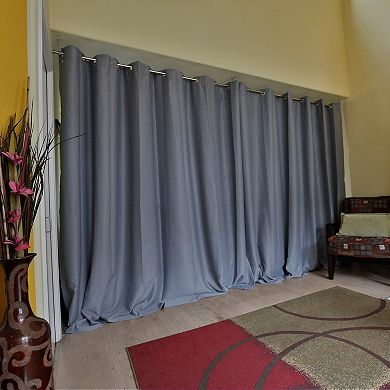 Hanging Room Divider Kit with Blackout Curtains for Room Separation and Total Privacy