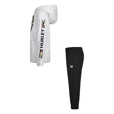 Boys 4-7 Hurley Long Sleeve Hoodie & Joggers 2-Piece Set