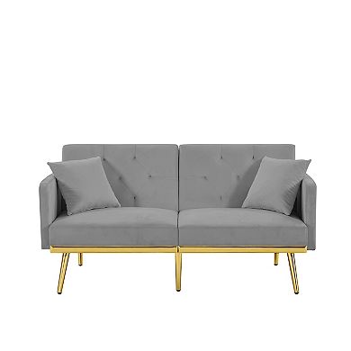 F.c Design Velvet Sofa Bed - Stylish And Functional Furniture