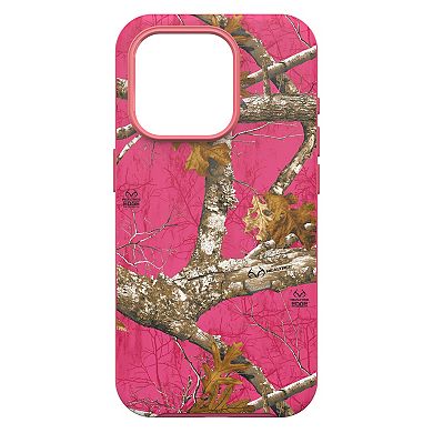 OtterBox Symmetry MagSafe Case for Apple iPhone 15 Pro -Realtree Flamingo Pink