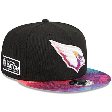 Men's New Era  Black Arizona Cardinals 2023 NFL Crucial Catch 9FIFTY Snapback Hat