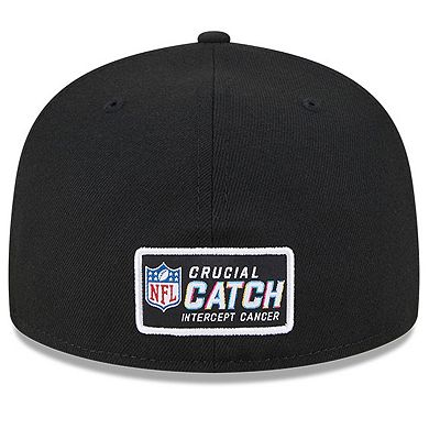 Men's New Era  Black Minnesota Vikings 2023 NFL Crucial Catch 59FIFTY Fitted Hat