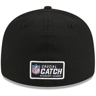 Men's New Era  Black Minnesota Vikings 2023 NFL Crucial Catch Low Profile 59FIFTY Fitted Hat