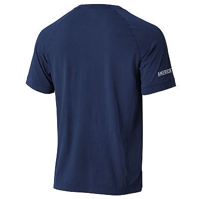 Men's NFL x Darius Rucker Collection by Fanatics Navy Dallas Cowboys Washed Raglan Henley T-Shirt