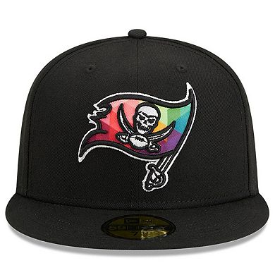 Men's New Era  Black Tampa Bay Buccaneers 2023 NFL Crucial Catch 59FIFTY Fitted Hat