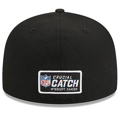 Men's New Era  Black Tampa Bay Buccaneers 2023 NFL Crucial Catch 59FIFTY Fitted Hat