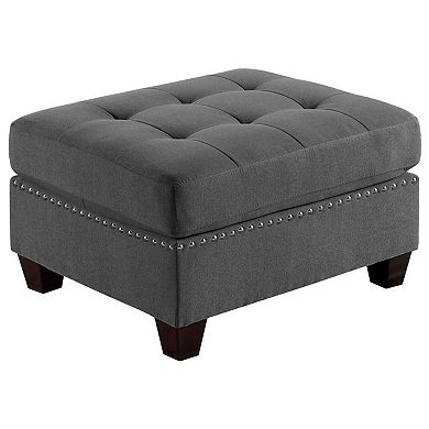 F.c Design Contemporary Modular 6pc Sectional Sofa Set With Ottoman