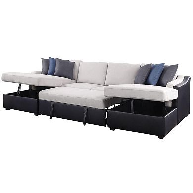 F.c Design Sectional Sofa With Sleeper