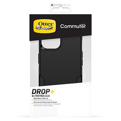 OtterBox Black Commuter Case for Apple iPhone 15, iPhone 14, & iPhone 13