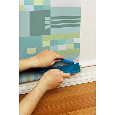WallPops Aelfie Kiki Shapes Warm Peel and Stick Wallpaper