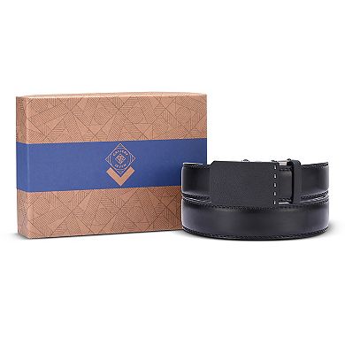 Men's Modern Matte Leather Ratchet Belt