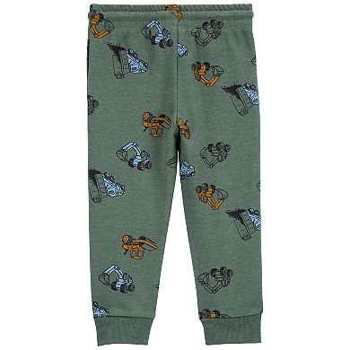 Toddler Boy Carter's Construction Pull-On Joggers