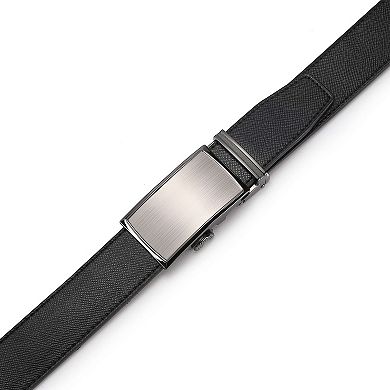 Men's Rimmed Imprinted Ratchet Belt