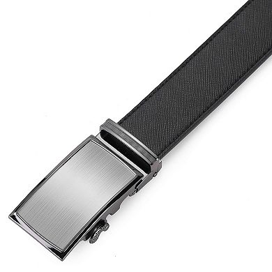 Men's Rimmed Imprinted Ratchet Belt