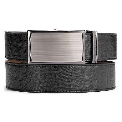 Men's Rimmed Imprinted Ratchet Belt