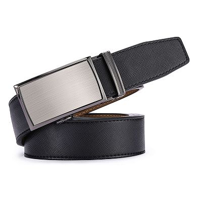 Men's Rimmed Imprinted Ratchet Belt