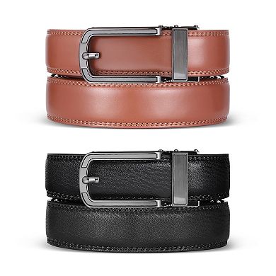Men's Refined Ore Leather 2 Pack Linxx Ratchet Belt