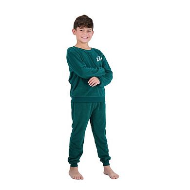 Sleep On It Boys 2-piece Velour Pajama Set - Big Kids