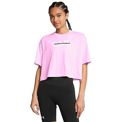 Women's Under Armour Boxy Crop Short Sleeve T-Shirt